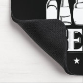 Tapis De Souris Équipe enterrement de vie de garçon marié 4  (Coin)