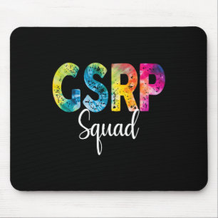 Tapis De Souris Équipe Gsrp Tie Dye Retour à l'école Femmes Appréc
