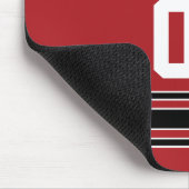Tapis De Souris Équipe Jersey avec nom et numéro personnalisés (Coin)