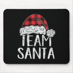 Tapis De Souris Équipe Père Noël Costume de Noël Famille de jumela