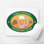 Tapis De Souris Équipe potable de ping-pong (Avec souris)