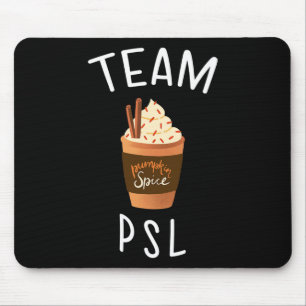 Tapis De Souris Équipe PSL Citrouille Spice Latte Lover Fun Fall p