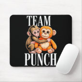 Tapis De Souris Équipe punch - bébé singe mignon Équipe punch - bé (Avec souris)