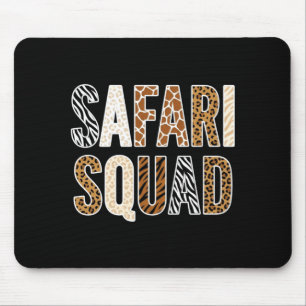 Tapis De Souris Équipe safari zoo créatures amateurs d'aventure