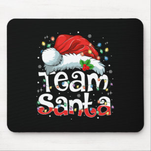 Tapis De Souris Équipe Santa Claus Noël Famille Pyjama Assorti