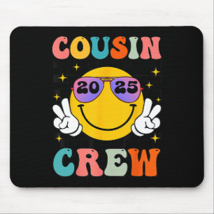 Tapis De Souris Équipe super de Cousin 2025 Plage de vacances d'ét
