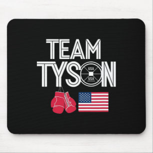 Tapis De Souris Équipe Tyson Famille Nom personnalisé Vintage