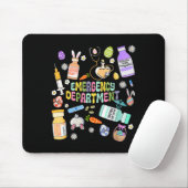 Tapis De Souris Er Easter Nurse Crew Easter Day Emergency Room Nur (Avec souris)