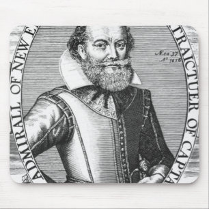 Tapis De Souris Ęr gouverneur de capitaine John Smith de la