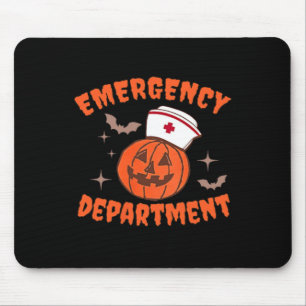 Tapis De Souris Er Nurse Urgence Département Halloween Danser
