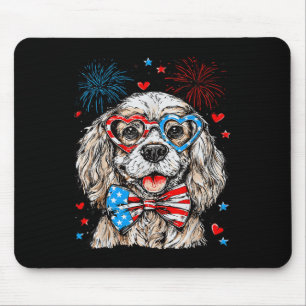 Tapis De Souris Er Spaniel Patriotique 4 Juillet Er Spaniel Chien 