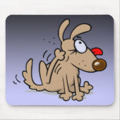 Tapis De Souris Éraflure du chien (Devant)