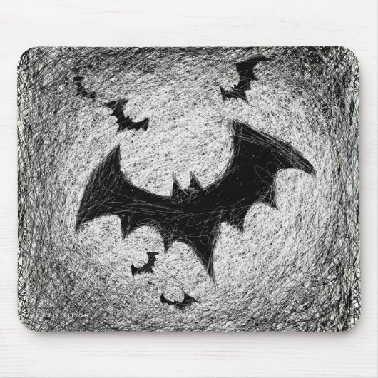 Tapis De Souris Éraflure Mousepad de battes (Devant)