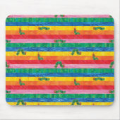 Tapis De Souris Eric Carle | Caterpillar Rainbow Stripe Motif (Devant)