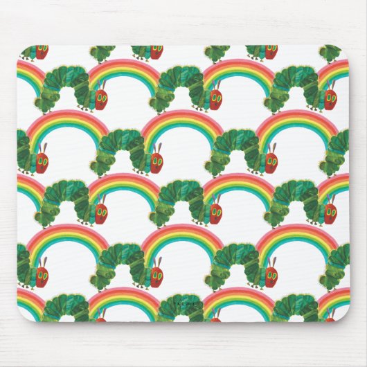 Tapis De Souris Eric Carle Le Motif Très Affamé Caterpillar (Devant)
