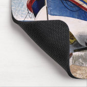 Tapis De Souris Eric Ravilious - Bateau à vie à Adelburgh, (Coin)