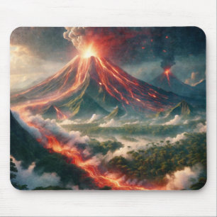 Tapis De Souris Éruptions volcaniques