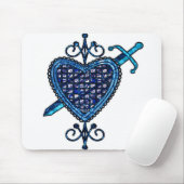 Tapis De Souris Erzulie Dantor Veve Sigil (Avec souris)