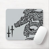 Tapis De Souris Escadre Dragon Mousepad (Avec souris)