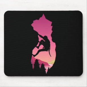 Tapis De Souris Escalade Grimpeur Aventure de Bouldering Coucher d