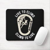 Tapis De Souris Escalade Live To Climb (Avec souris)