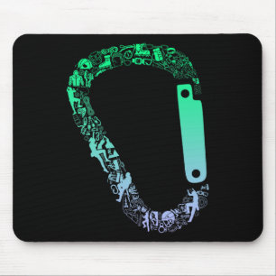 Tapis De Souris Escalade Pour Grimpeur Bouldering Garçons Caribene