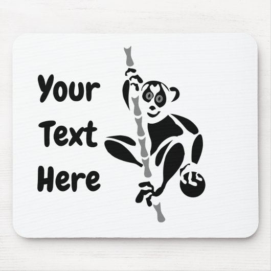 Tapis De Souris Escalade Stencil Slow Loris (Devant)