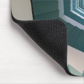 Tapis De Souris Escaliers Spiraux Gris et Blancs vides (Coin)