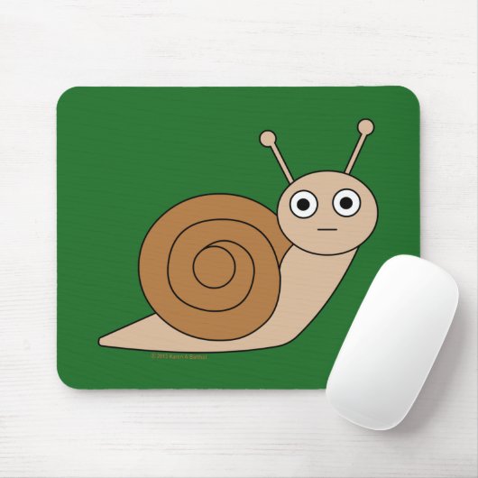 Tapis De Souris Escargot (Avec souris)