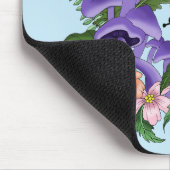 Tapis De Souris Escargots cubains champignons violets (Coin)