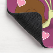 Tapis De Souris Escargots En Amour Mousepad (Coin)