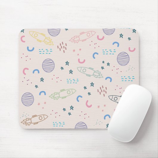 Tapis De Souris Espace (Avec souris)