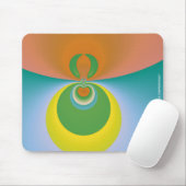 Tapis De Souris Espace Coloré (Avec souris)