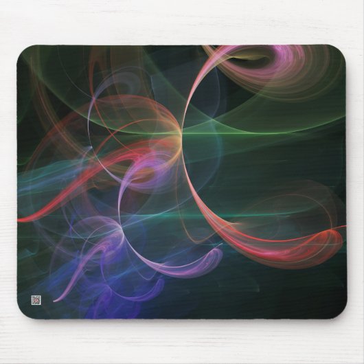 Tapis De Souris Espace d'art abstrait (Devant)