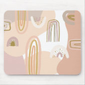 Tapis De Souris Espace de travail moderne Abstrait Rainbow Motifs (Devant)