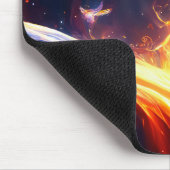 Tapis De Souris Espace d'eau de feu (Coin)