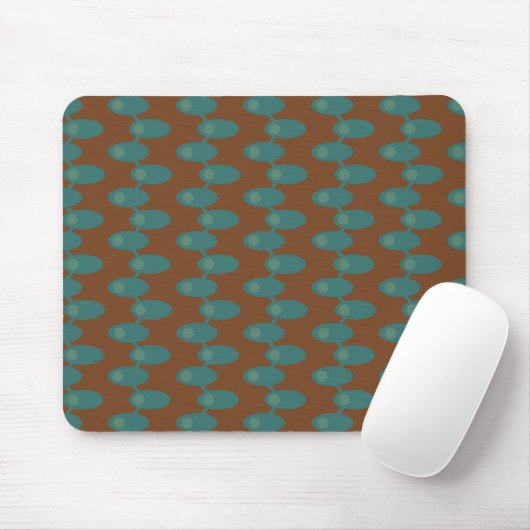 Tapis De Souris Espaces spatiaux turquoises (Avec souris)