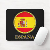 Tapis De Souris Espagne - Drapeau Espagnol (Avec souris)