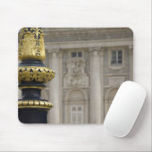 Tapis De Souris Espagne, Madrid. Palais royal, lampe dorée ornée (Avec souris)