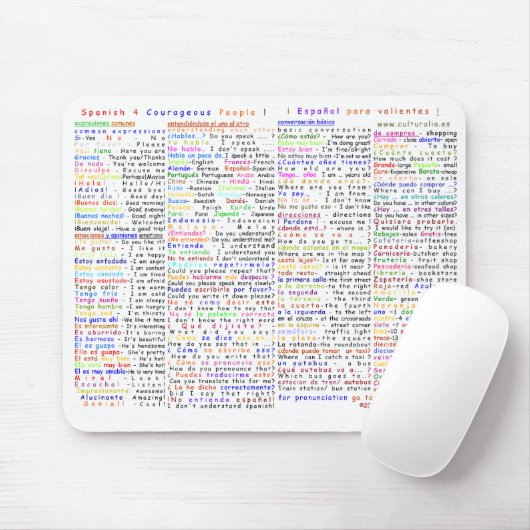 Tapis De Souris Espagnol 4 personnes courageuses (Avec souris)