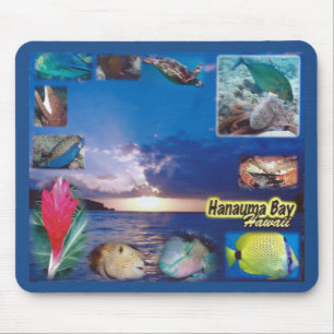 Tapis De Souris Espèce marine de baie d'Hawaï Hanauma