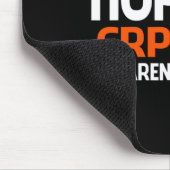 Tapis De Souris Espère CRPS Mois de sensibilisation Orange Ribbon  (Coin)
