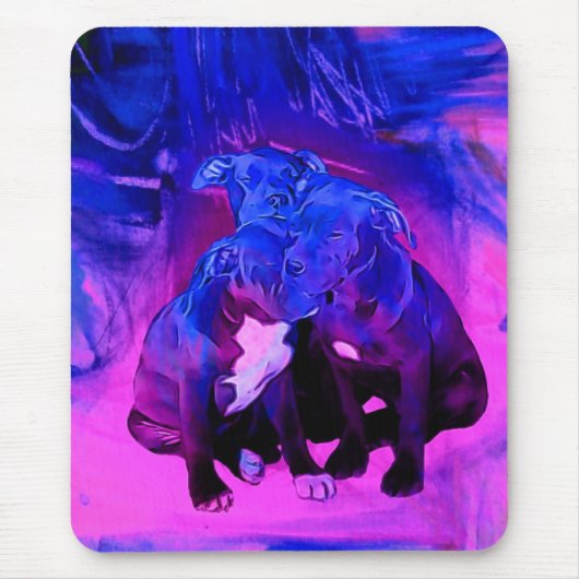 Tapis De Souris Espoir de foi et charité, chiens maltraités de (Devant)