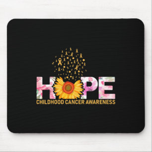 Tapis De Souris Espoir pour un monde avec le cancer de l'enfance B
