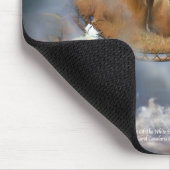 Tapis De Souris Esprit de l'art blanc Mousepad de Buffalo (Coin)