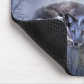 Tapis De Souris Esprit de l'art Mousepad de Fox bleu (Coin)