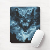 Tapis De Souris Esprit de loup de tempête (Avec souris)