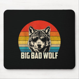 Tapis De Souris Esprit de loup grand méchant loup meute de loups d
