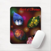 Tapis De Souris Esprit de Noël Mousepad (Avec souris)