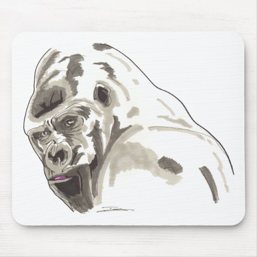 Tapis De Souris Esprit de Shamanic de gorille (Devant)